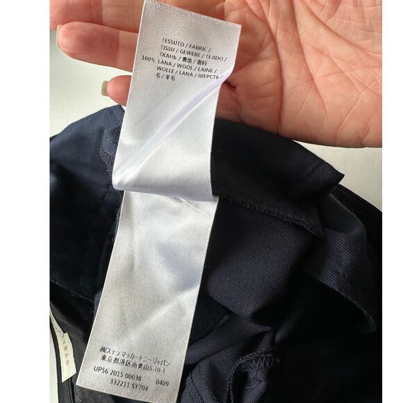 Stella McCartney Black Tailored Pants Women size 6 Slim Leg - Picture 10 of 13